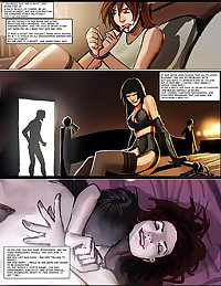 A lesbian BDSM LOVE Story. comic-set 1
