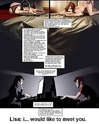 A lesbian BDSM LOVE Story. comic-set 1